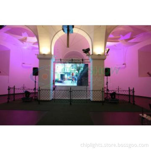 PH10 320mm*320mm Indoor mobile LED sign with 25KG/cabinet